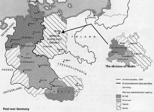 Map of German Occupation