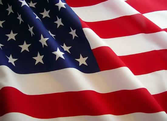 Photographic image of the national flag of the United States of America